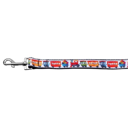 MIRAGE PET PRODUCTS Trains Nylon Dog Leash0.63 in. x 6 ft. 125-076 5806